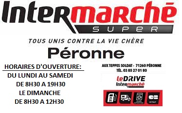 Intermarché
Tous unis contre la vie chère
A Péronne